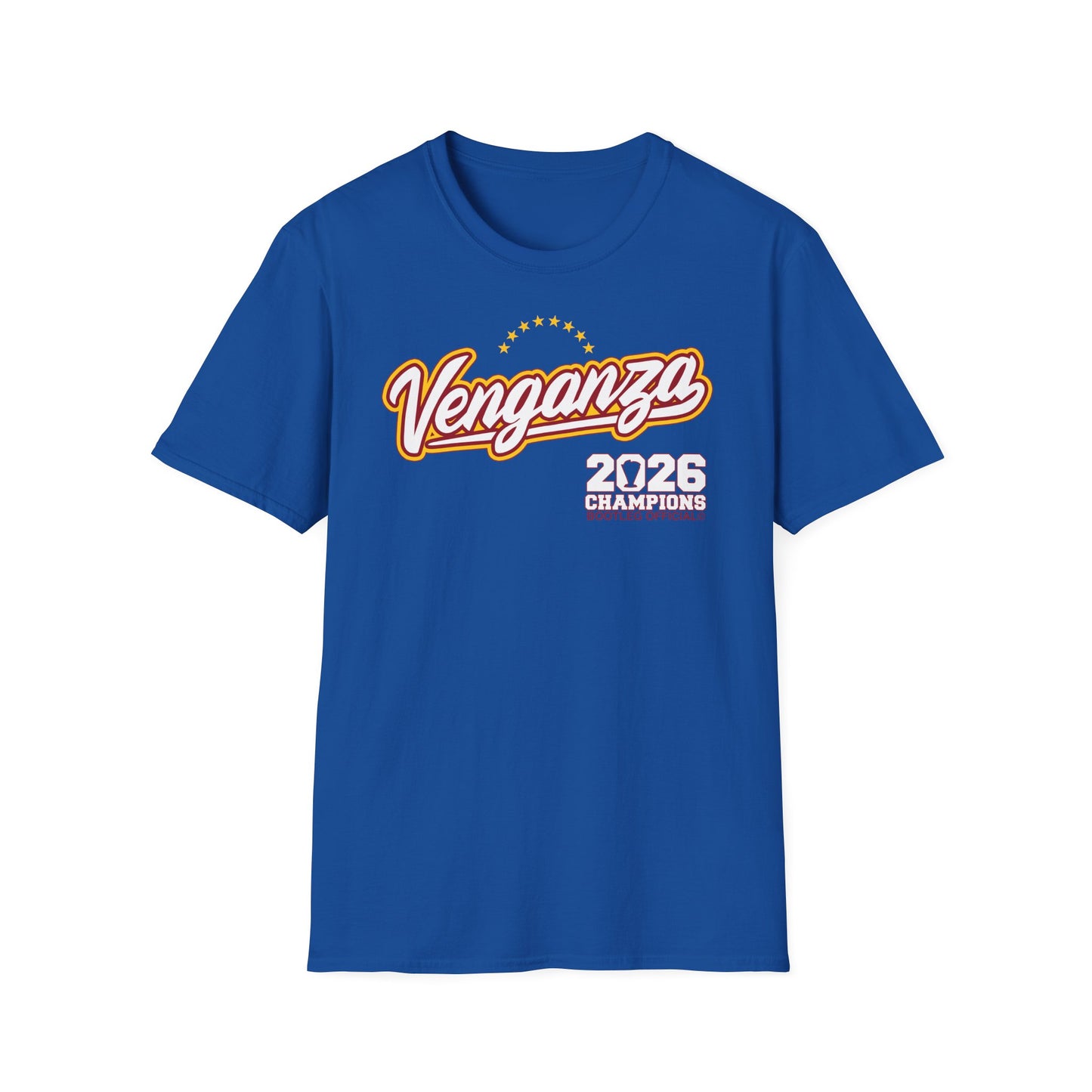 Venezuela World Baseball Classic Champions 2026 Blue T-shirt