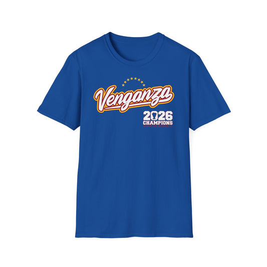 Venezuela World Baseball Classic Champions 2026 Blue T-shirt