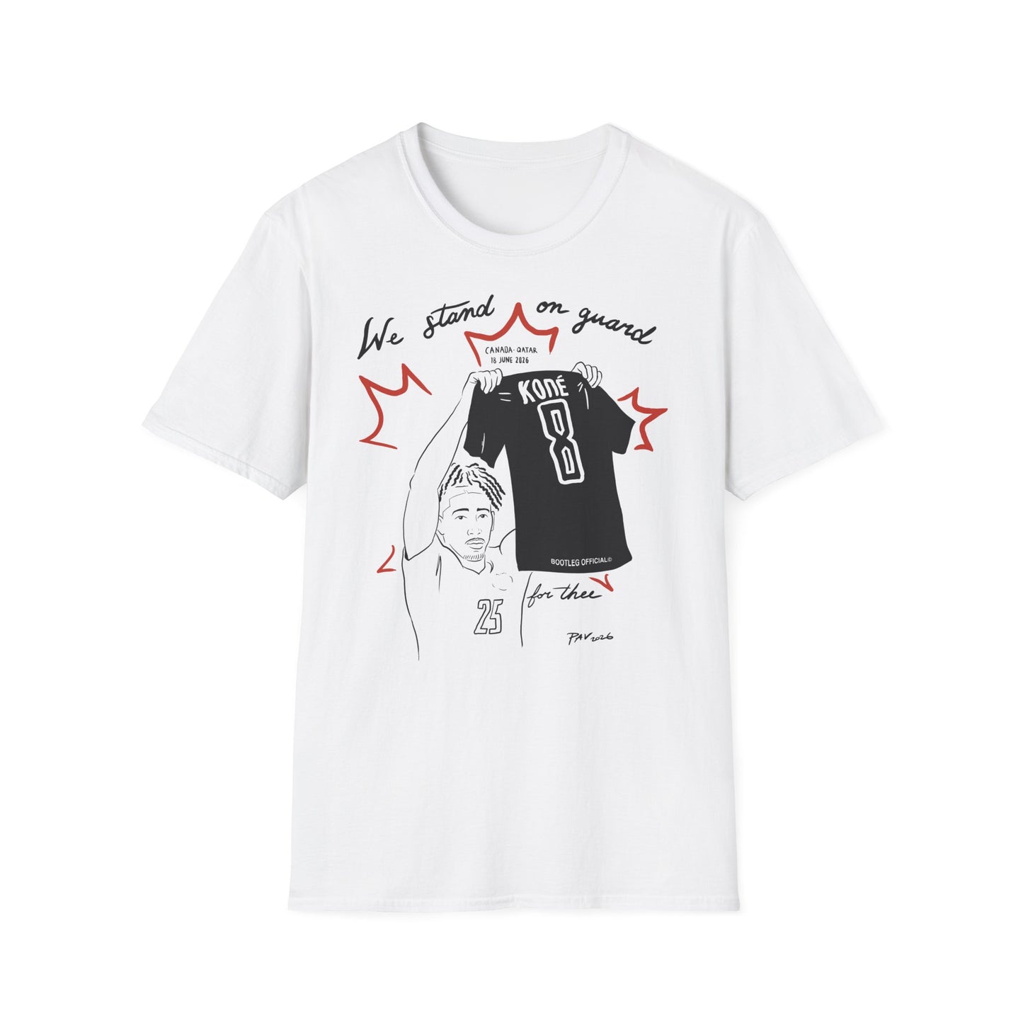 Canada FIFA World Cup Ismael Kone & Nathan Saliba White T-shirt